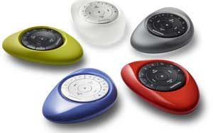 5 different colors PowerView Pebble Remote Control