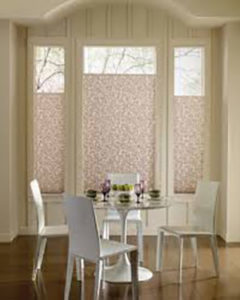 Dining area Window designed with natural tones